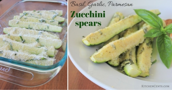 basil-garlic-parmesan-zucchini-spears-kitchencents-com