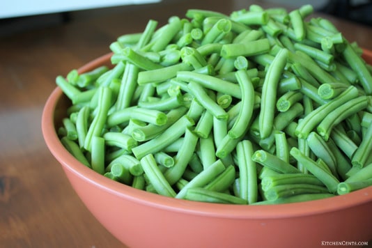 fresh-green-beans | KitchenCents.com