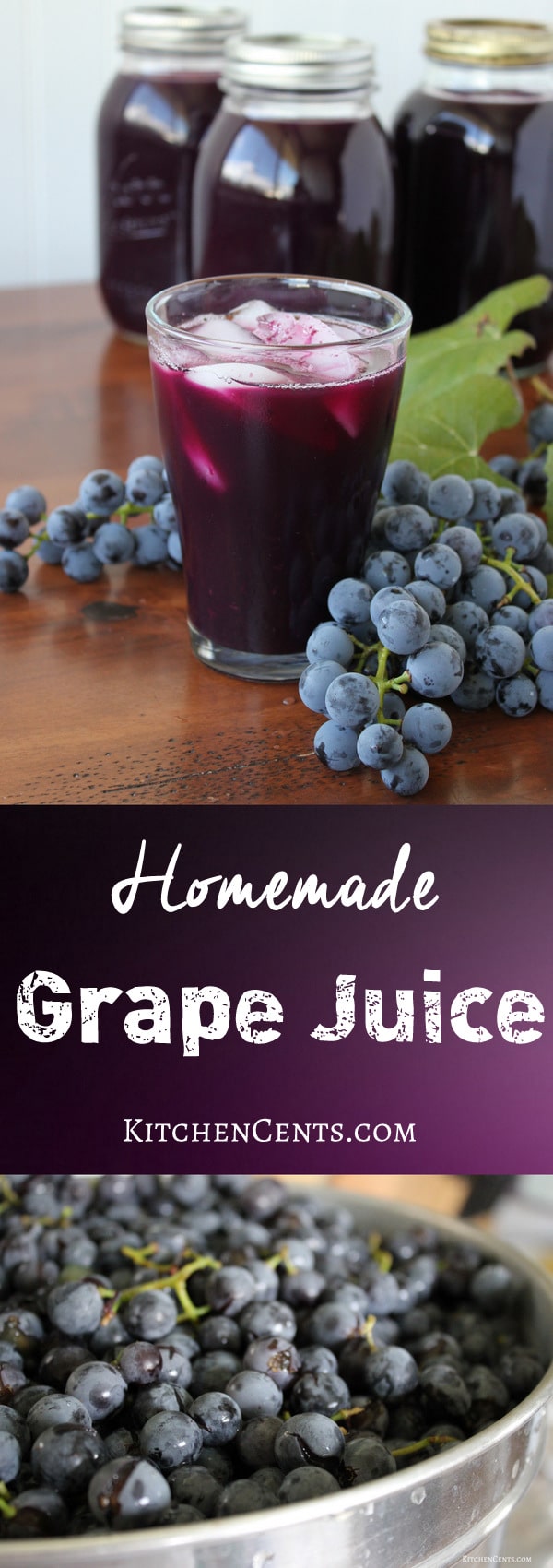 homemade-grape-juice | KitchenCents.com