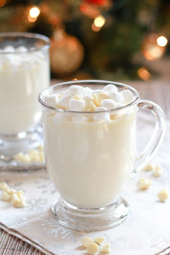 Homemade White Hot Chocolate | 15+ Hot Chocolate recipes