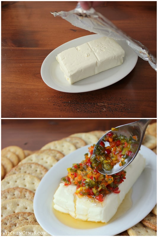 Pepper Relish Cheese Platter | KitchenCents.com