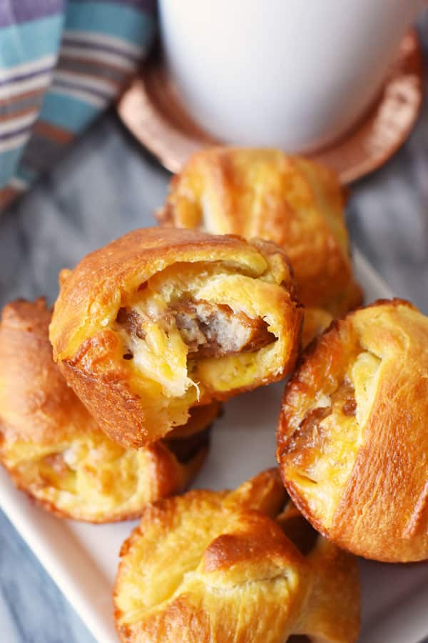 Sausage, Egg and Cheese Breakfast Bombs | 21+ Christmas Morning Breakfast Ideas | 21+ Christmas Morning Breakfast Ideas