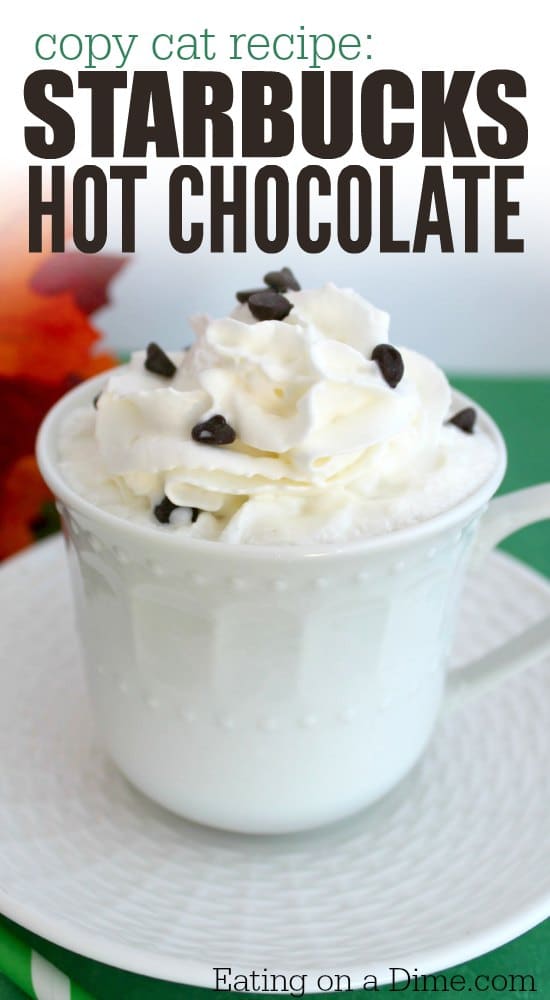Starbucks Hot Chocolate Copy Cat | 15+ Hot Chocolate recipes