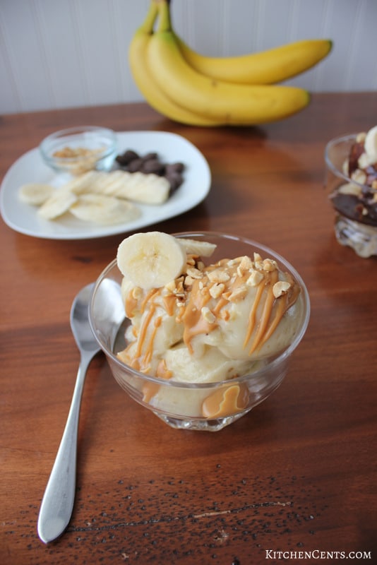 Healthy Banana Ice Cream | KitchenCents.com
