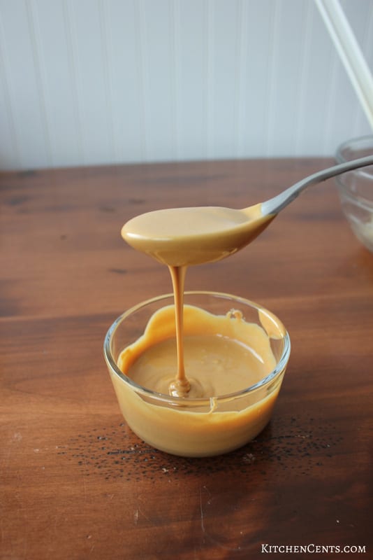 Peanut butter sauce