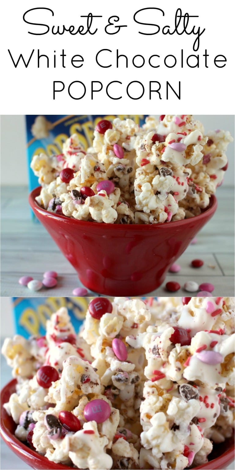 White Chocolate Popcorn | 27+ Chocolate Valentine's Desserts