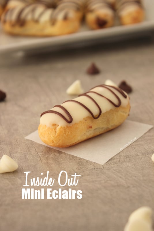 The Best Inside Out Chocolate-filled eclairs | KitchenCents.com