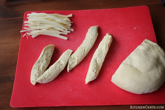 Easy Cheese-Stuffed Garlic Knots | KitchenCents.com