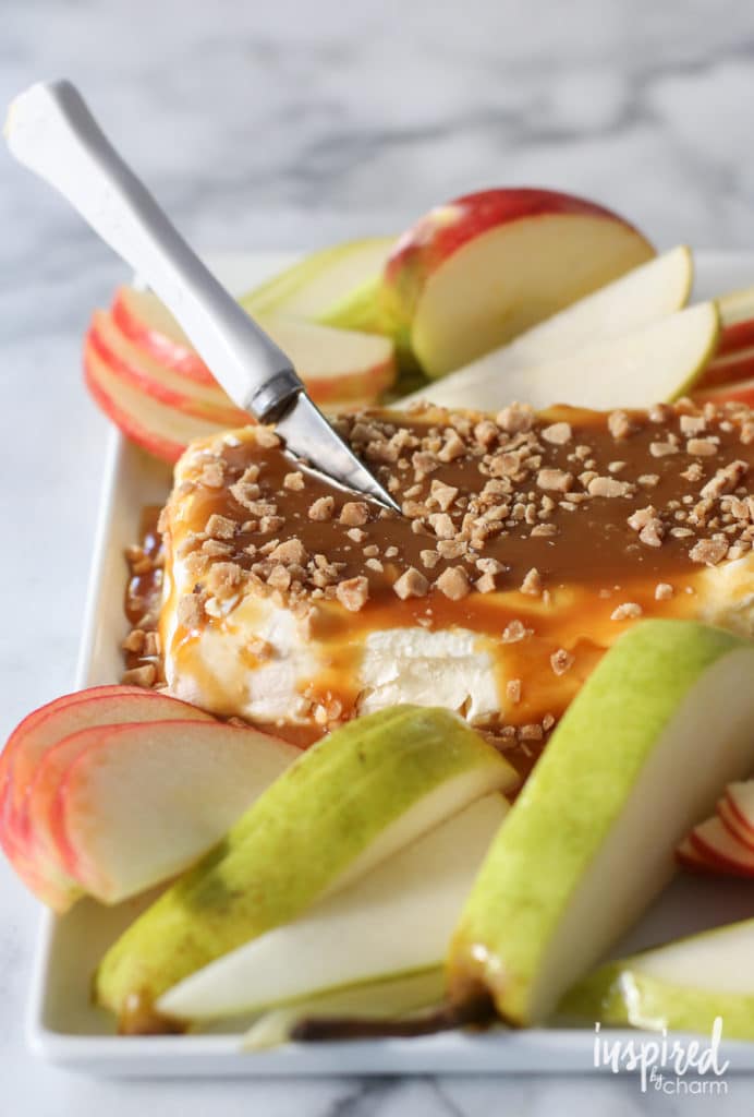 Caramel Apple Cream Cheese Spread | 21+ 5-Ingredients or Less Desserts