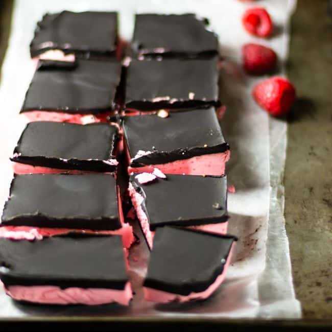 Chocolate Raspberry Candy Bars | 21+ 5-Ingredients or Less Desserts