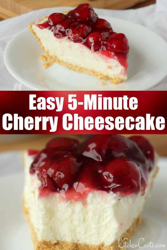 5-minute cheesecake | Kitchen cents