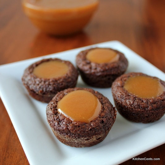 Pot of Gold caramel brownie bites | Kitchen Cents