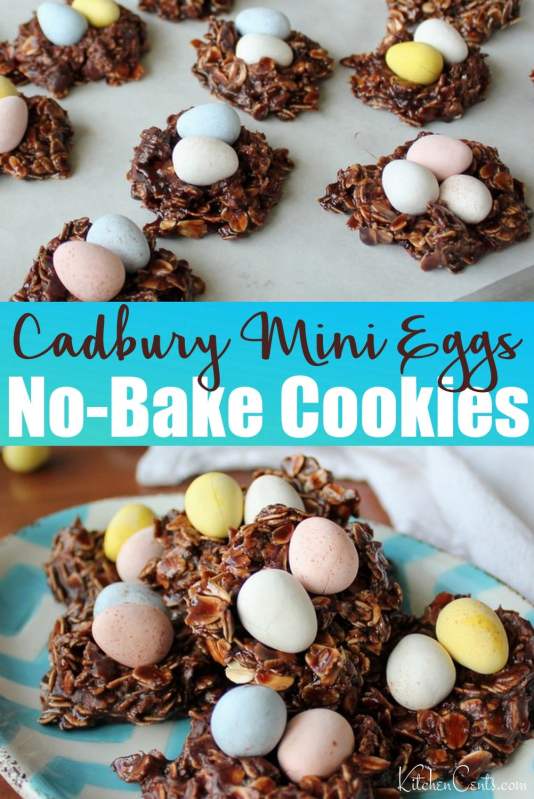 Nest Chocolate No-Bake Cookies with Cadbury | Kitchen Cents