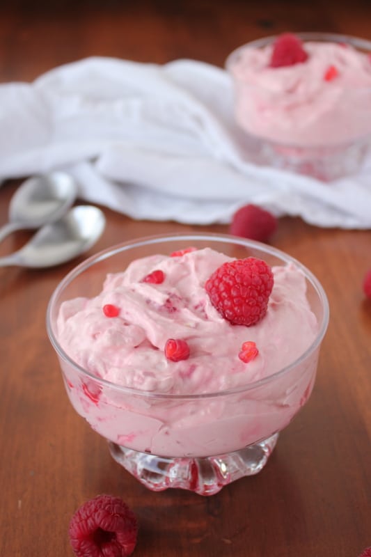 Easy 5-Minute 4-Ingredient Raspberry Whipped Topping Delight | Kitchen Cents