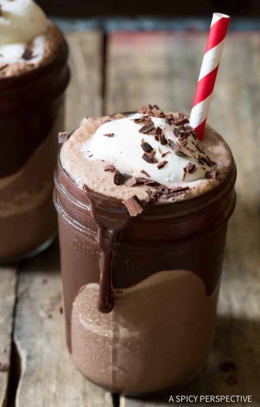 frozen-hot-chocolate | 15+ Frozen Treats