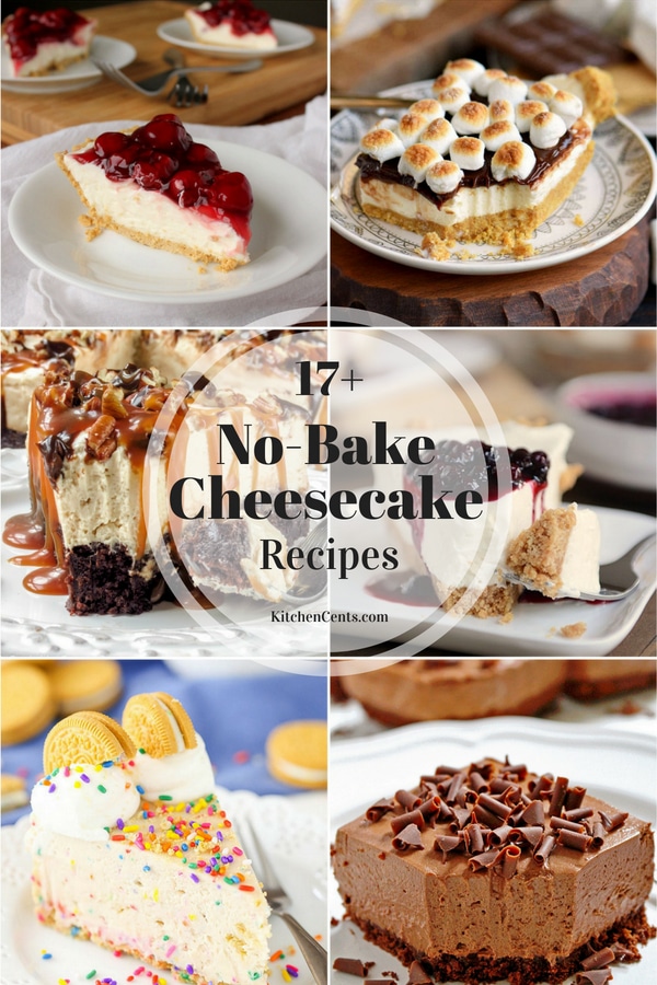 17+ No-Bake Cheesecake Recipes | Kitchen Cents