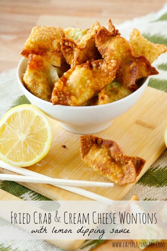Fried Crab Cream Cheese Wontons | 21+ Easy Appetizers