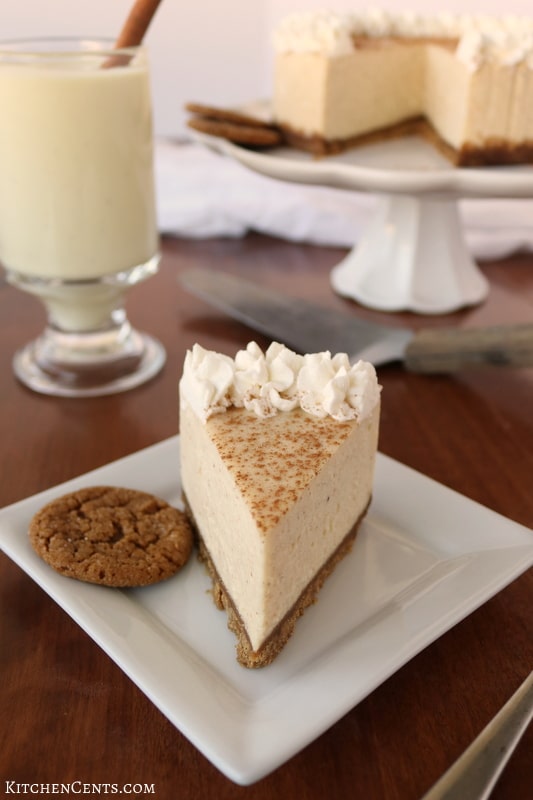 Instant Pot Gingerbread Eggnog Cheesecake Kitchen Cents (1)