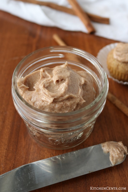 Sweet Cinnamon Butter with Mini Cinnamon Muffins | Kitchen Cents