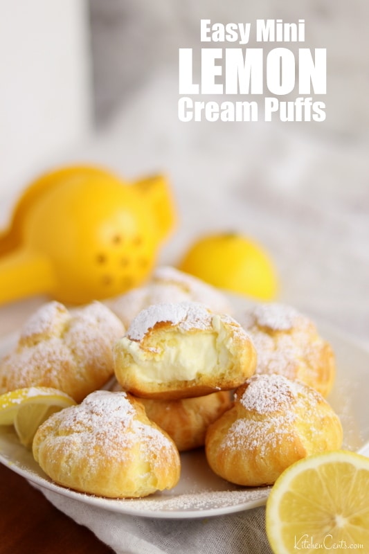 Perfectly Lemon Cream Puffs | Kitchen Cents