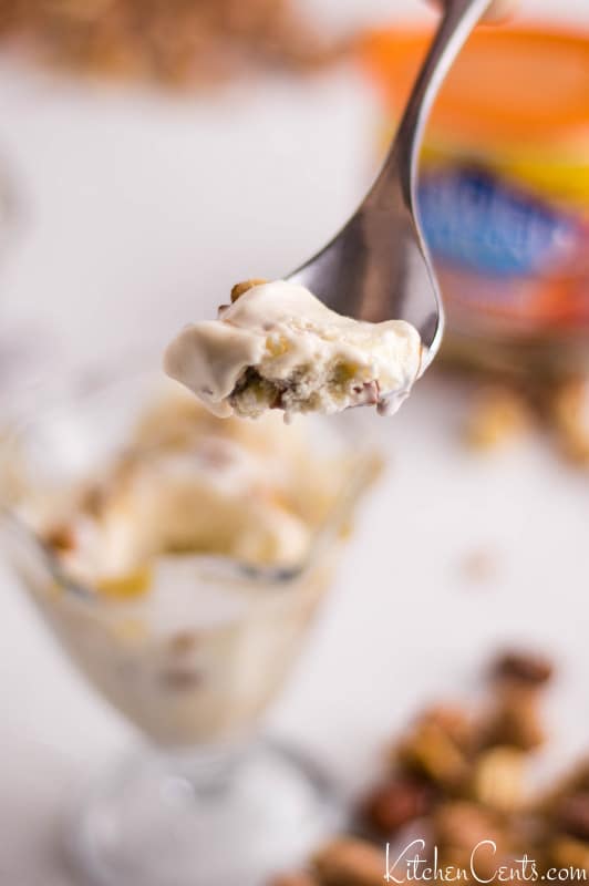 Caramel Toffee Nut Homemade Ice Cream Recipe | Kitchen Cents