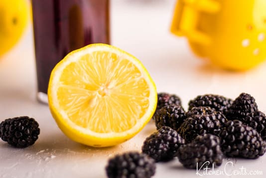 Easy Homemade Blackberry Lemonade Recipe with 4 ingredients | Kitchen Cents