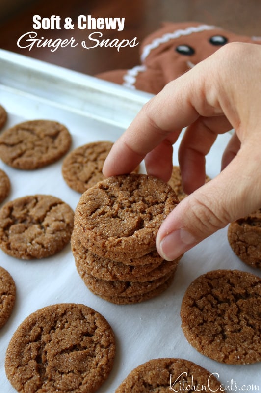 The best Homemade Ginger Snap recipe | Kitchen Cents