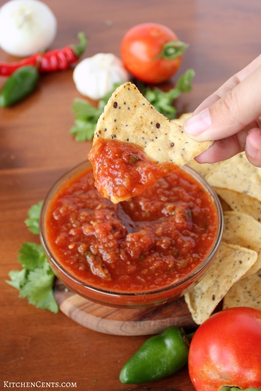 Homemade Salsa | 29+ Delicious Superbowl Party Foods