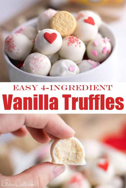 Easy Vanilla Cookie Truffles | Kitchen Cents