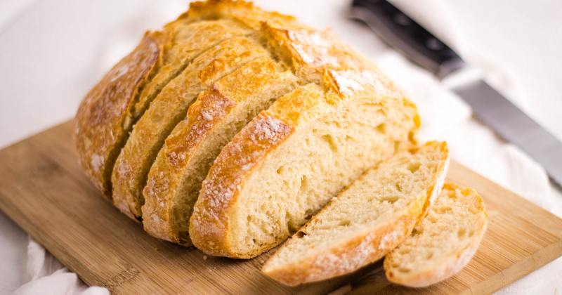 Easy no knead bread Artisan Bread Recipe | Kitchen Cents