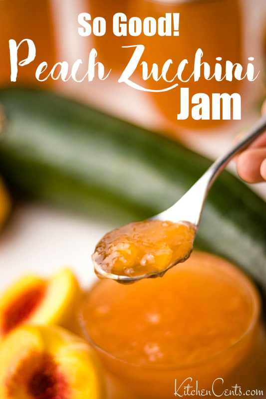 Peach Zucchini Jam | Kitchen Cents