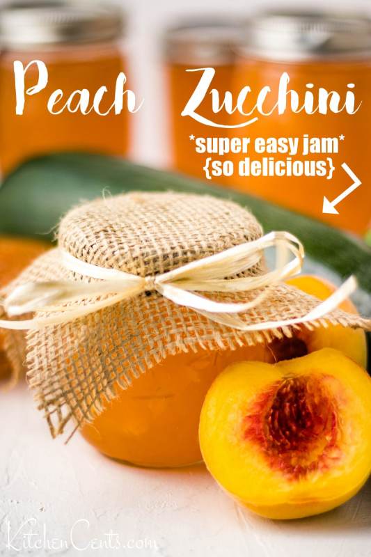 Peach Zucchini Jam | Kitchen Cents