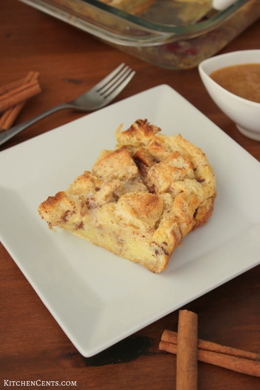 dulce-de-leche-french-toast-bake | KitchenCents.com