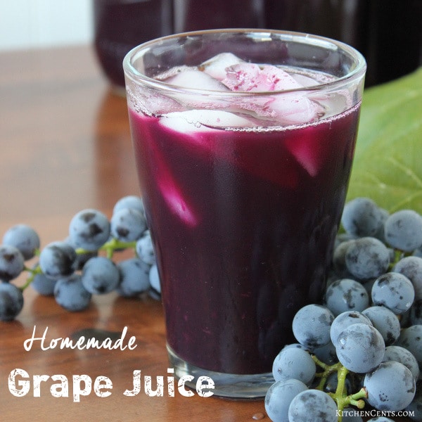 homemade-grape-juice | KitchenCents.com