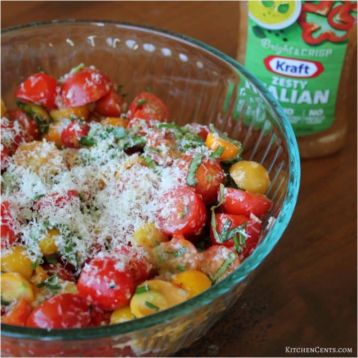 Tomato Salad with fresh Italian Herbs