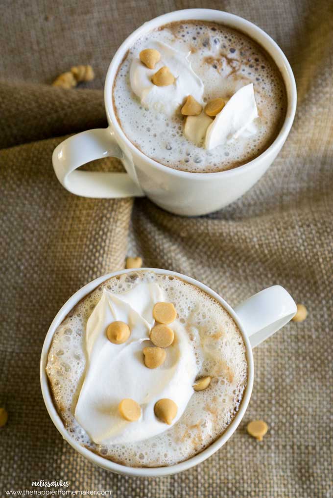 Peanut Butter Hot Chocolate | 15+ Hot Chocolate recipes
