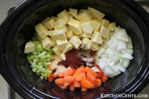 Slow Cooker Turkey, Sweet Potato & Veggies Chili Chowder