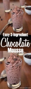 Easy 3-Ingredient Chocolate Mousse | Kitchen Cents