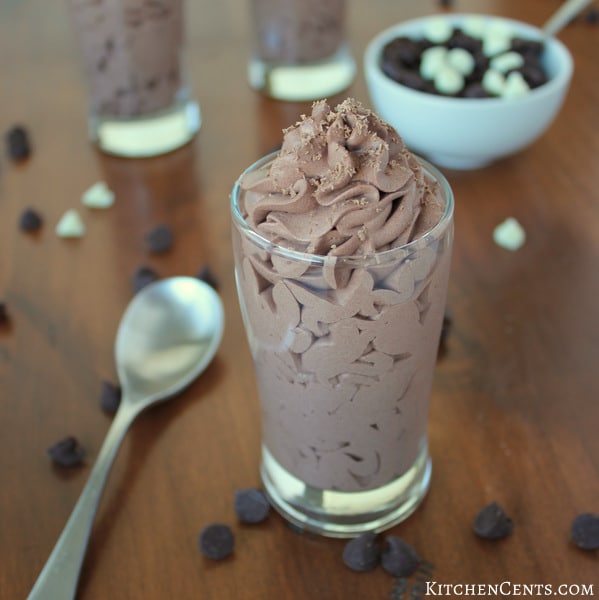 Easy 3-ingredient chocolate mousse | KitchenCents.com