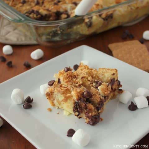 S'mores French Toast Bread Pudding