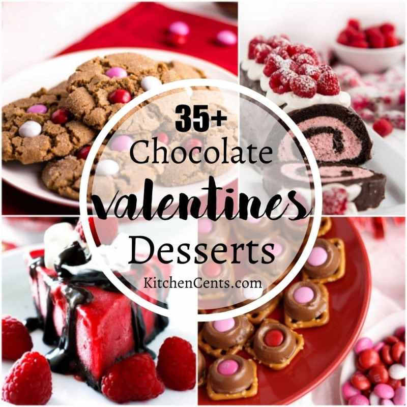 35+ Chocolate Valentines Desserts perfect Valentine's Day desserts | Kitchen Cents