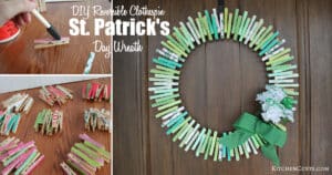 DIY Reversible St. Patrick's Day Wreath | KitchenCents.com