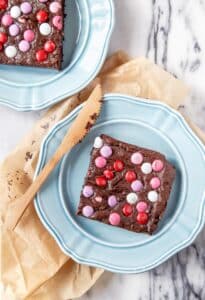 Small Batch Brownies | 27+ Chocolate Valentine's Desserts
