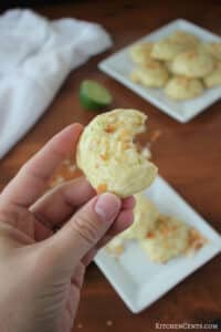 Toasted Coconut Lime Cookies | KitchenCents.com