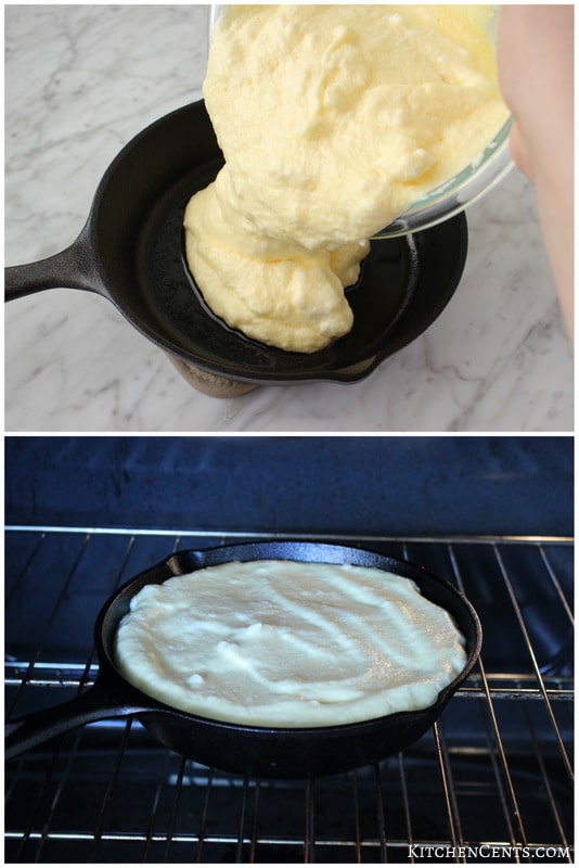 Baked Omelet in a Cast Iron Skillet : Hearts Content Farmhouse