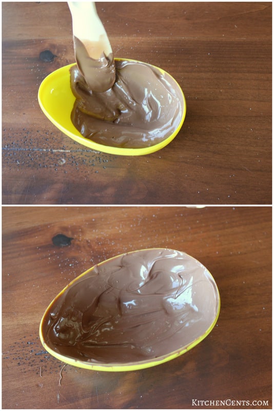 Easy Edible Chocolate Easter Egg Centerpiece | KitchenCents.com