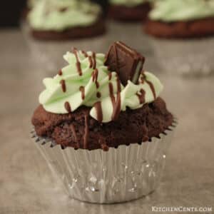 The Best Andes Mint Chocolate Cupcakes | KitchenCents.com