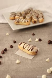 The Best Inside Out Chocolate-filled eclairs | KitchenCents.com