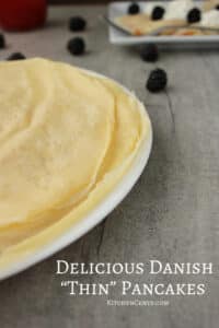 Danish Thin Pancakes Classic Crepes | KitchenCents.com