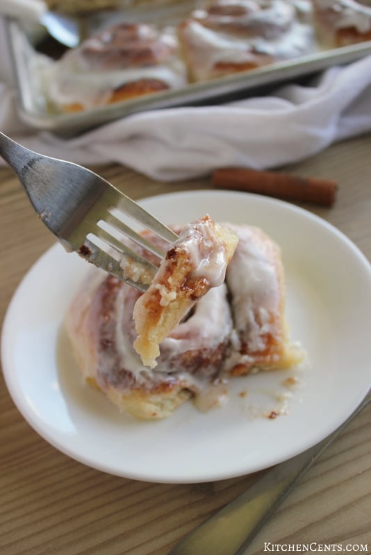 Easy Feather Soft Cinnamon Rolls | KitchenCents.com
